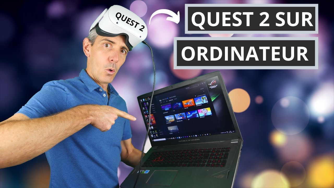 OCULUS LINK META QUEST 2 - SET-UP COMPLET à un ordinateur -  Quel câble acheter ? - Jeux Cross-Buy