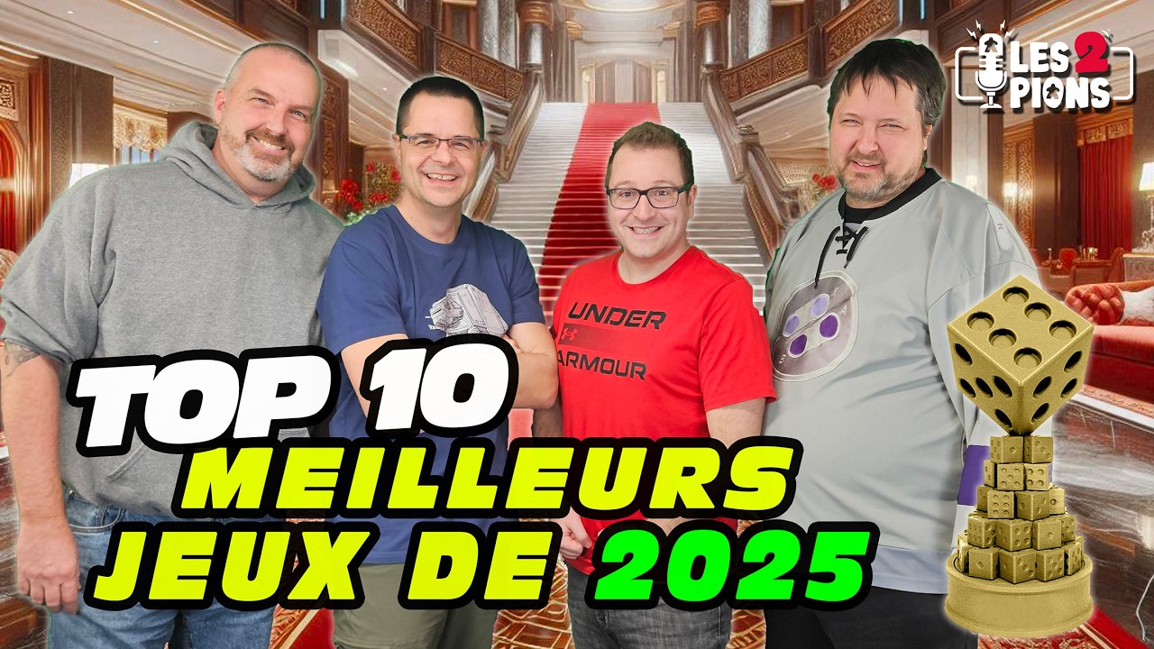 Top 10 des meilleurs jeux de société de 2025 !
