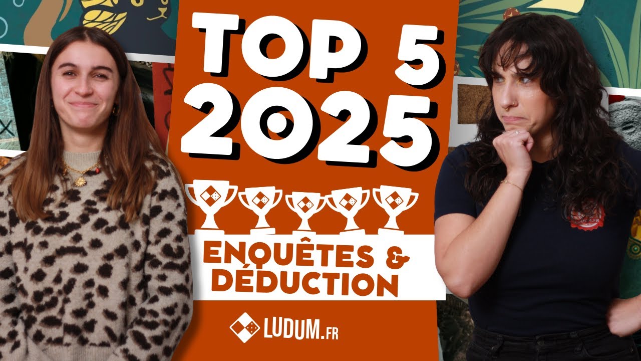 🏆 TOP 2025 : Les 5 MEILLEURS jeux d'enquête et de déduction de l'ANNÉE !!!