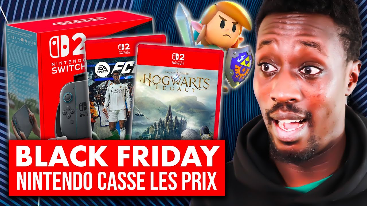 Consoles Switch 2, Jeux, Accessoires... Nintendo CASSE ses prix et lance son BLACK FRIDAY 🔥