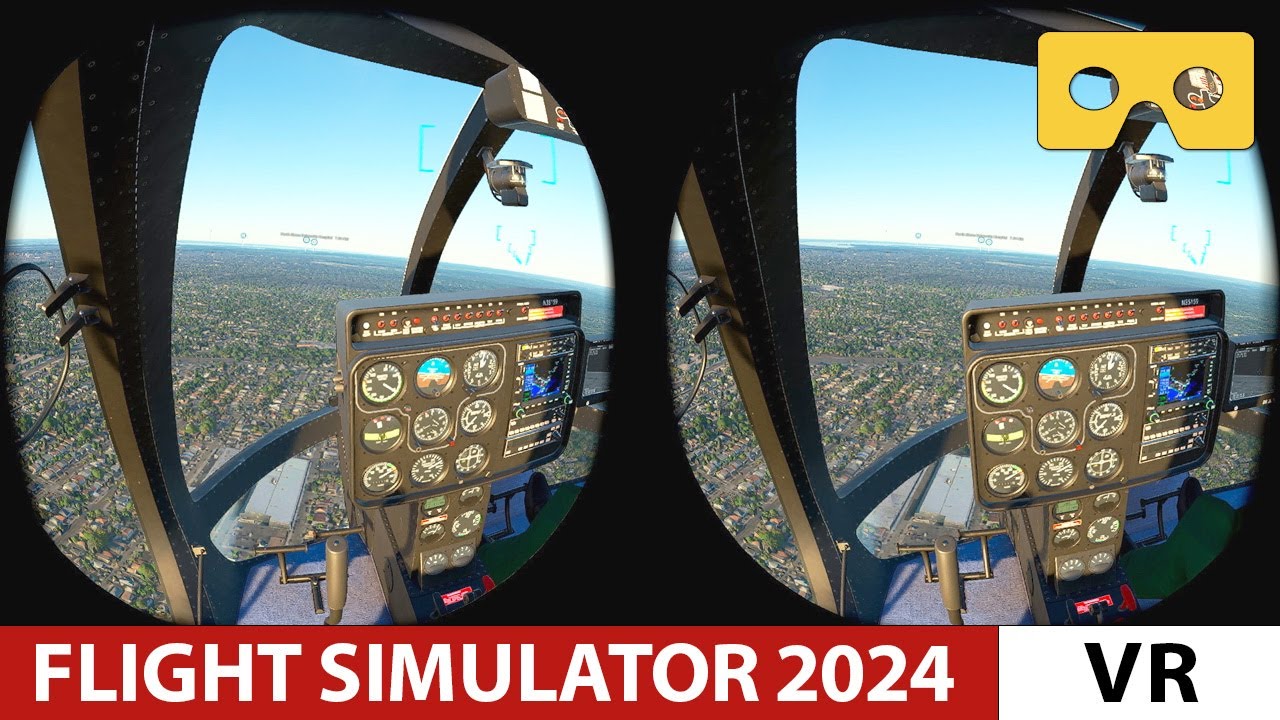 Microsoft Flight Simulator 2024 VR – Ultra Realistic Flying in SBS 3D ✈️🌍