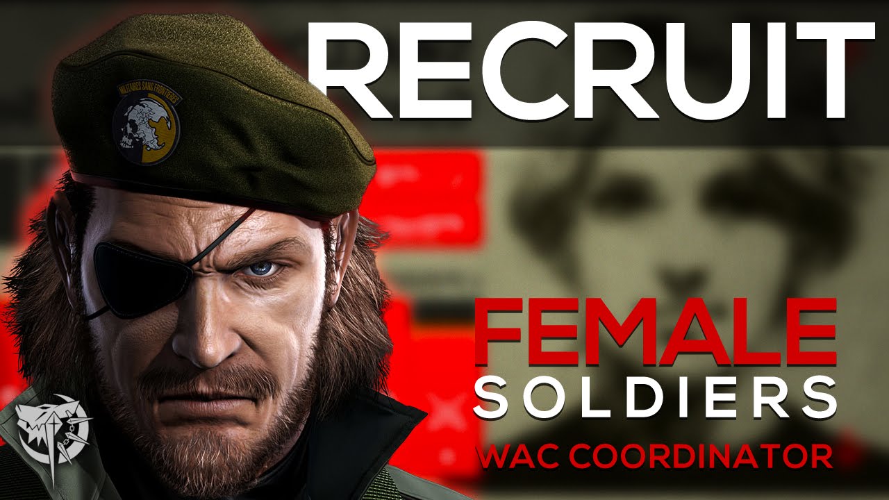 Metal Gear Solid Peace Walker HD - Recruiting Female Soldiers For WAC Coordinator Insignia