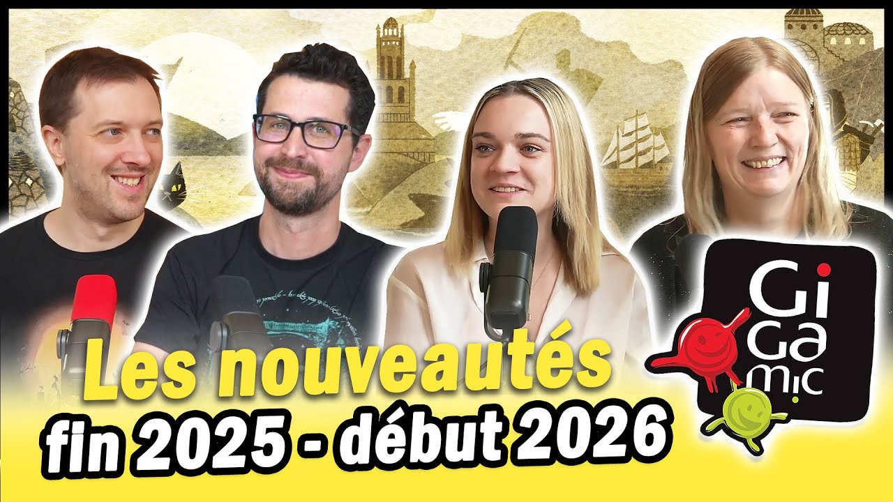 Les nouveautés fin 2025 début 2026 de Gigamic avec Manon et Etienne
