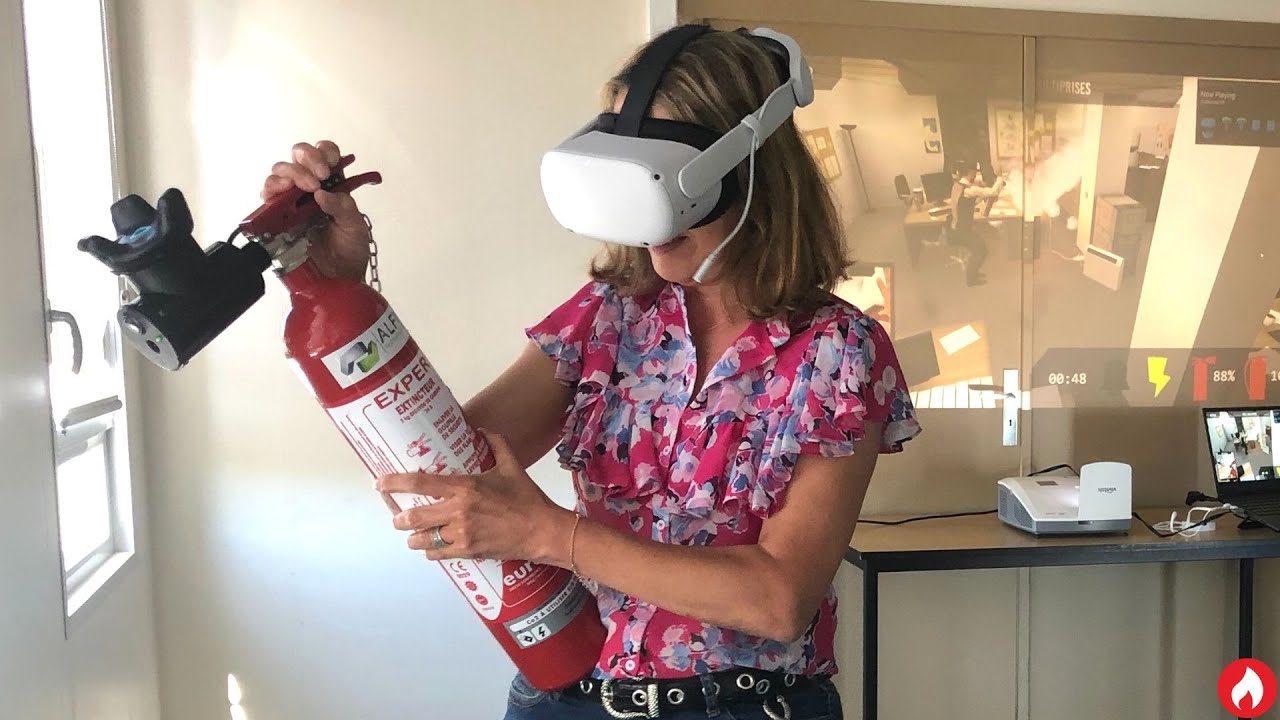 Atelier sécurité ludique | Safety day | Extinction en réalité virtuelle