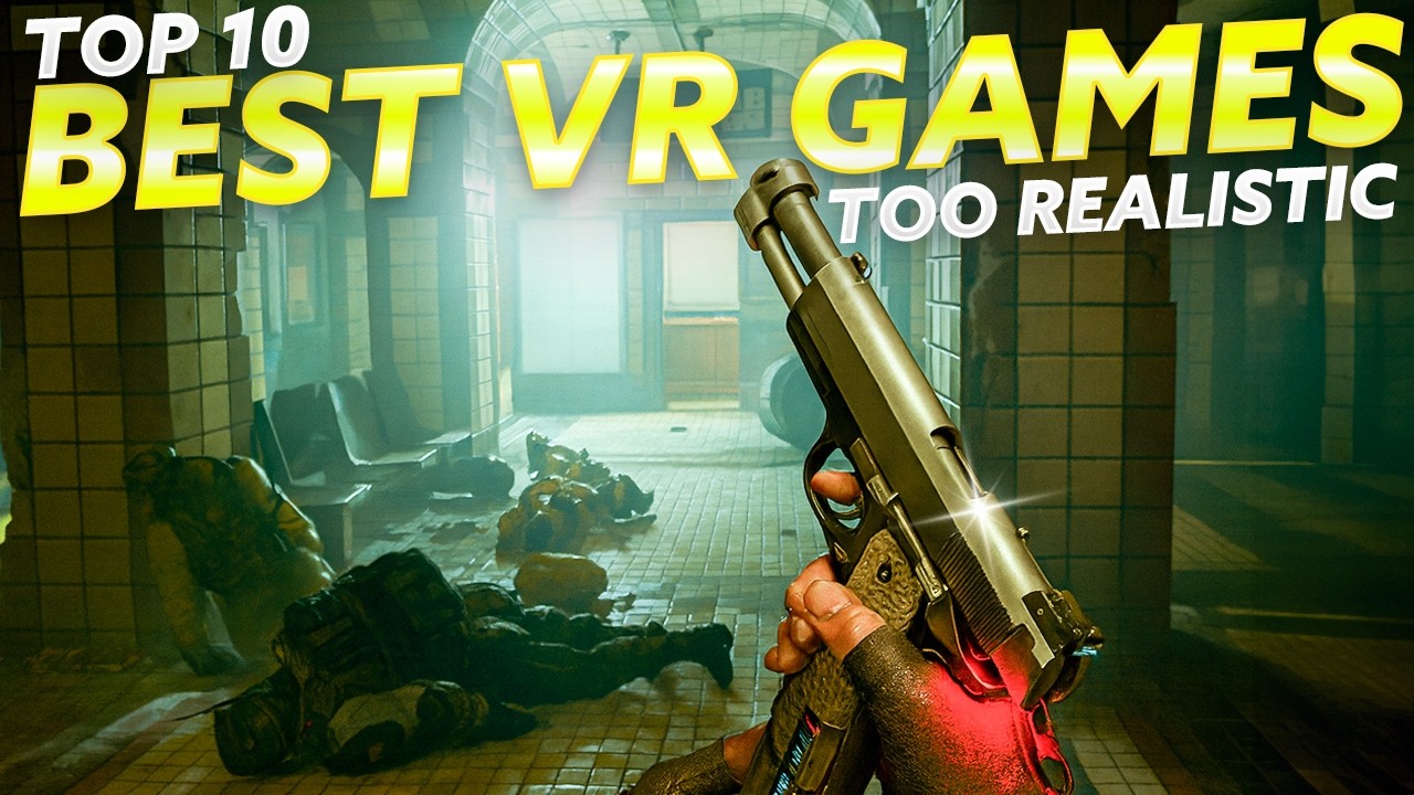 Top 10 Most Realistic VR Games That Look REAL! | Meta Quest 3, PSVR 2 & PCVR