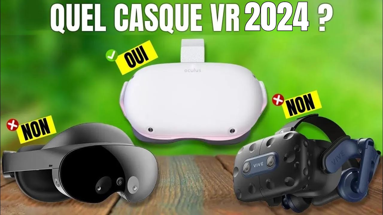 5 meilleurs casques VR pour 2025 (HTC Vive, Oculus Rift, PSVR...)