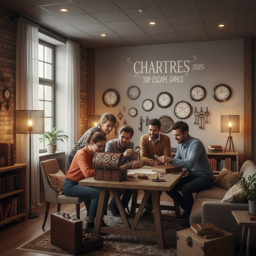 explorez les meilleurs escape games à chartres en 2025 et vivez des aventures uniques et captivantes en équipe. réservez dès maintenant votre expérience immersive !