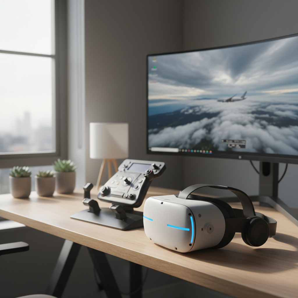 plongez dans vr flight simulator, l'expérience de vol immersive la plus réaliste de 2025, et vivez des aventures aériennes inoubliables depuis chez vous.