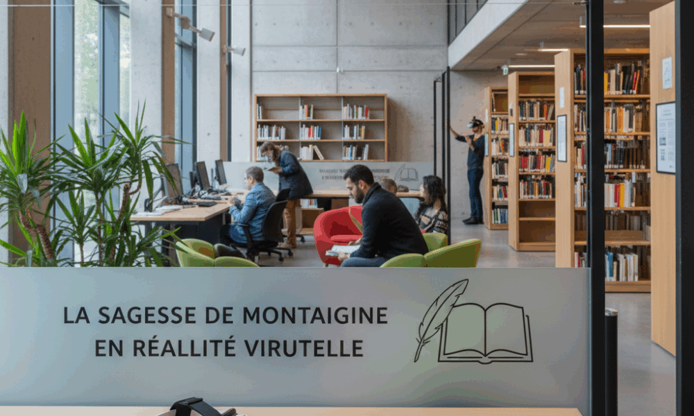 découvrez une plongée immersive en réalité virtuelle au cœur des essais de michel de montaigne à mériadeck, une expérience unique alliant culture et technologie.