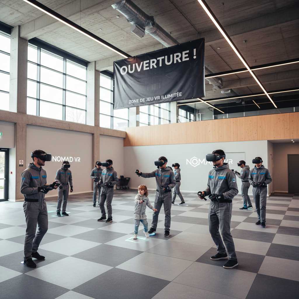 découvrez l'inauguration de l'arène immersive de saint-herblain, un espace innovant dédié à la réalité virtuelle pour des expériences uniques et captivantes.