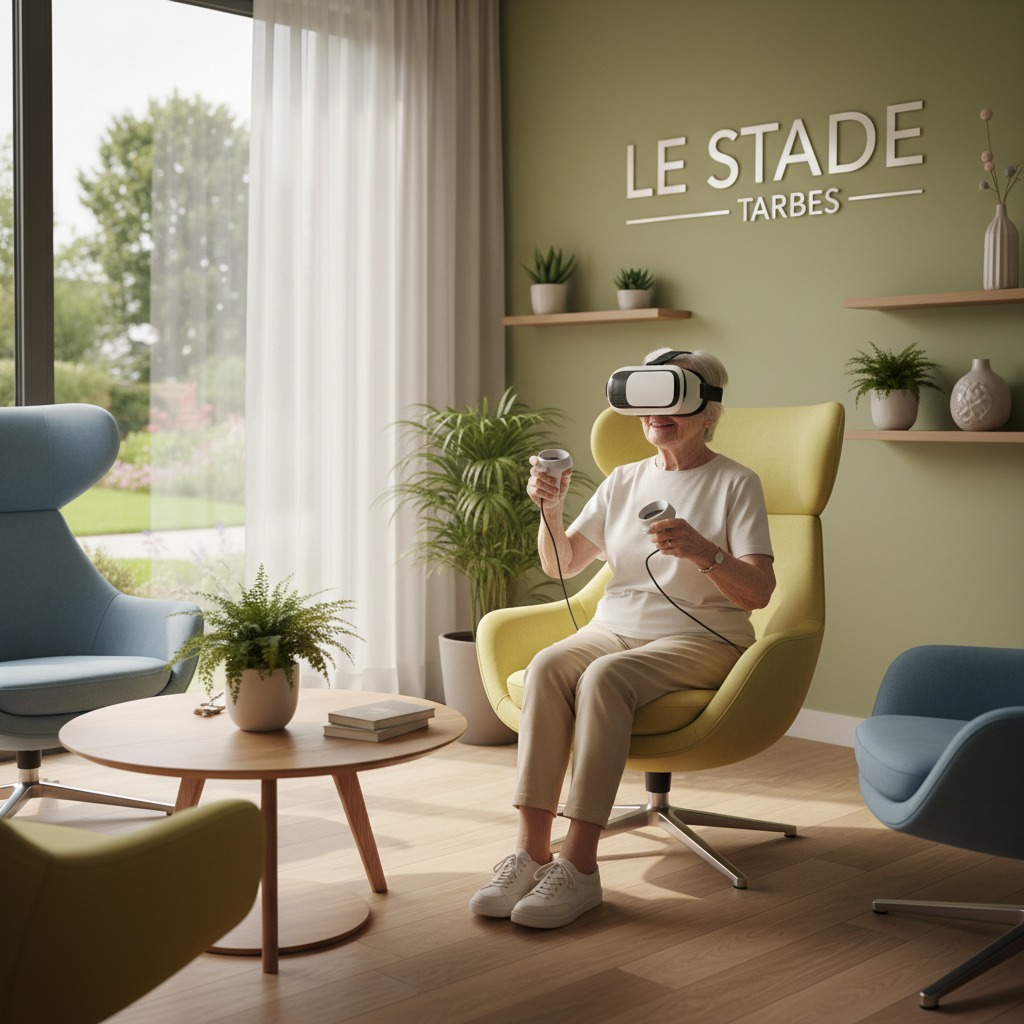 découvrez comment la résidence le stade à tarbes utilise la réalité virtuelle pour offrir une thérapie immersive innovante, améliorant le bien-être des aînés.
