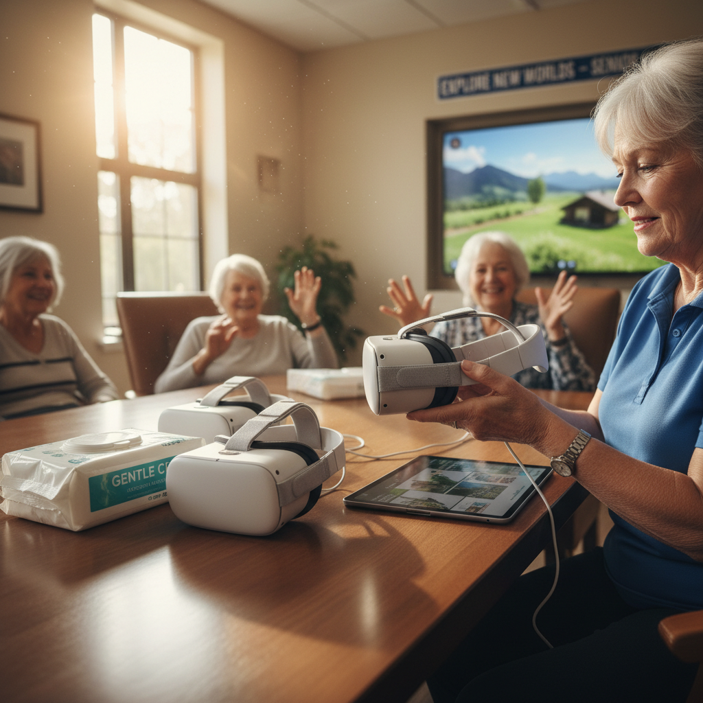 découvrez comment la résidence le stade à tarbes utilise la réalité virtuelle comme nouvelle thérapie immersive pour améliorer le bien-être des aînés.