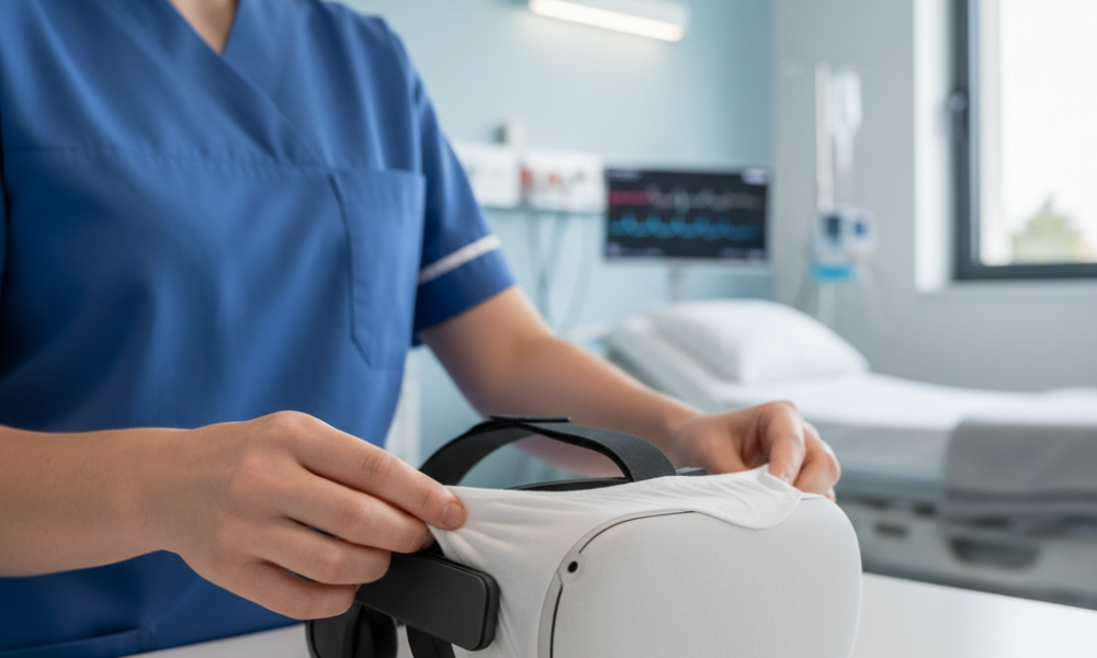 découvrez comment carcassonne utilise des casques de réalité virtuelle innovants pour améliorer le bien-être des patients et faciliter leurs soins.