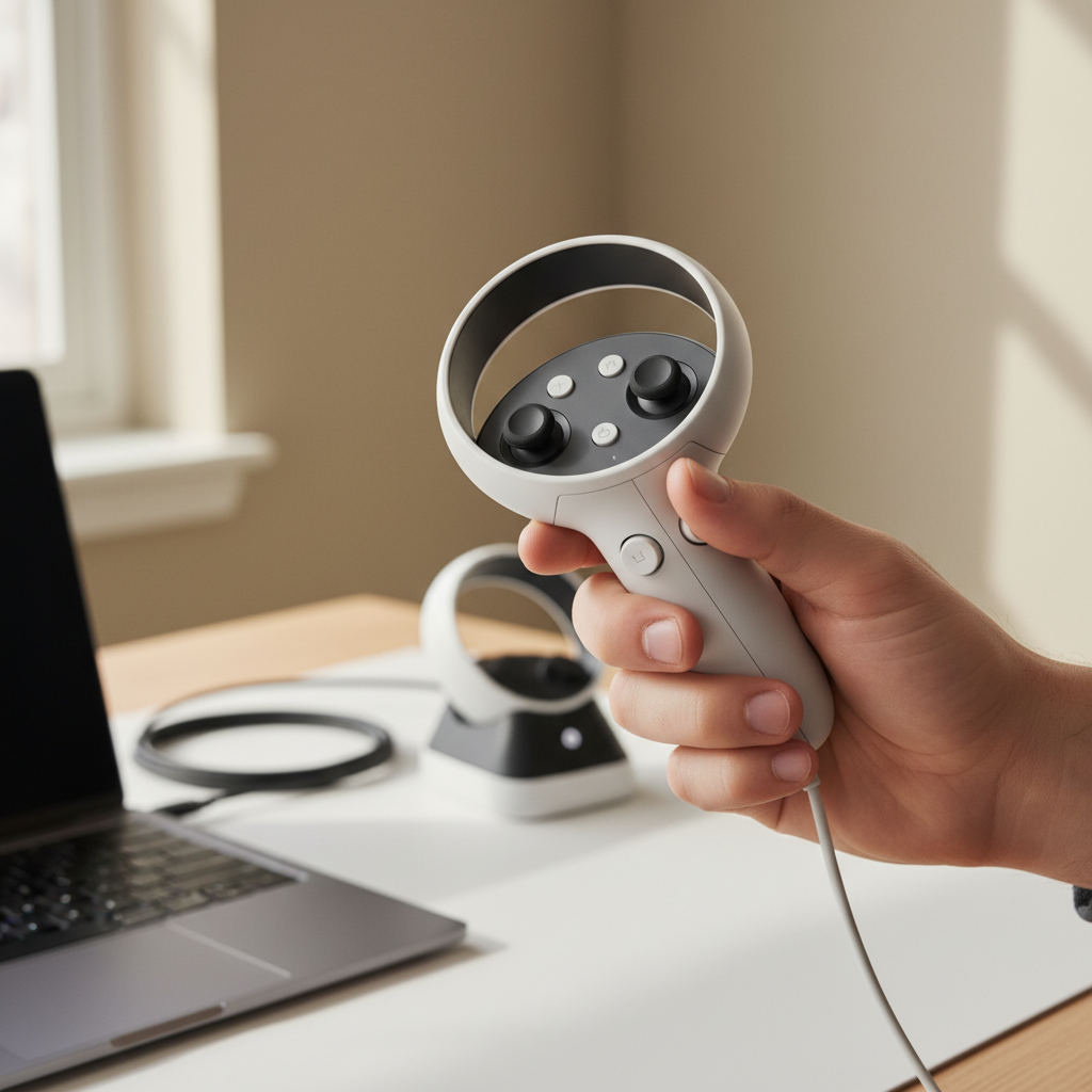 découvrez notre guide complet pour connecter et calibrer facilement votre manette oculus quest 2, et profitez d'une expérience de réalité virtuelle optimale.